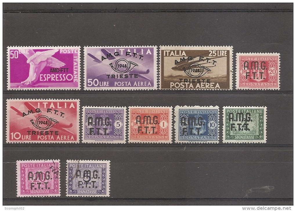 Trieste Italien ( Lot De Timbres Divers De Poste Annexe Dont Taxes 1/4 XXX -MNh- ) - Postage Due