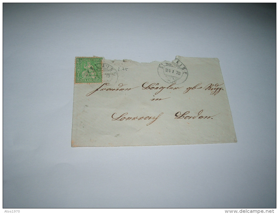 PETITE ENVELOPPE UNIQUEMENT DE 1878. / CACHETS ST BLAISE + TIMBRE. - Storia Postale