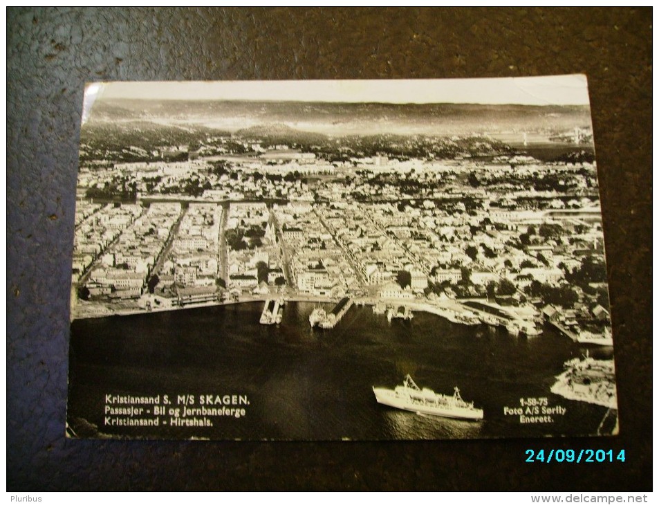 NORWAY  NORGE  KRISTIANSAND S. MS SKAGEN  1963  TO USSR  ,  POSTCARD , 0 - Norway