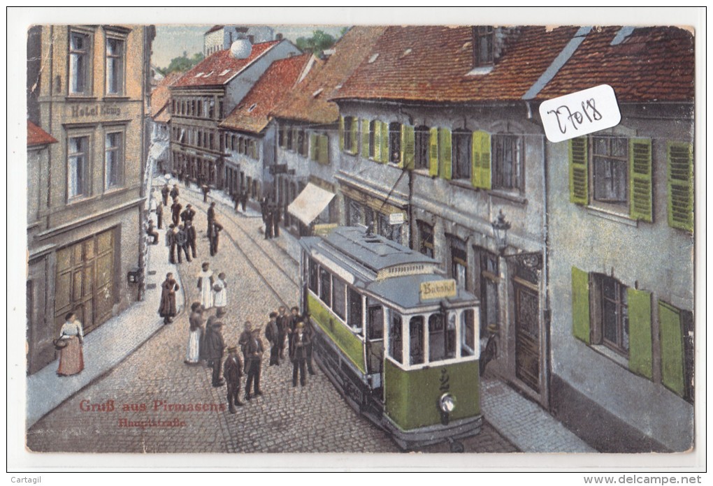 CPA - Alemagne  - Pirmasens - Haupstrasse ( Carte Tachée Au Verso) - Pirmasens