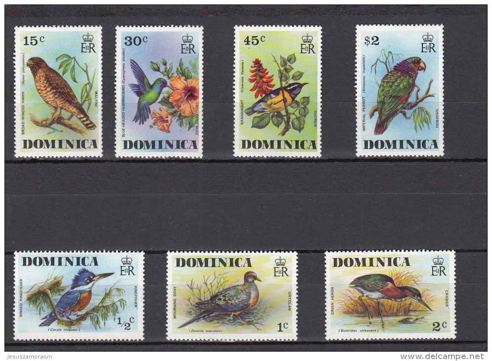 Dominica Nº 478 Al 484 - Dominica (1978-...)