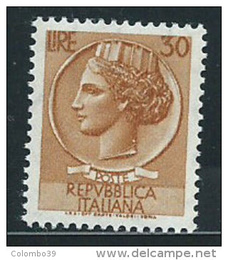 Italia 1955 Nuovo** - Siracusana Stelle £ 30 - 1946-60: Nuovi