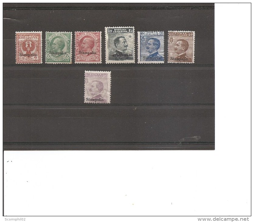 Stampalia ( Lot De 7 Timbres Différents X -MH) - Aegean (Stampalia)