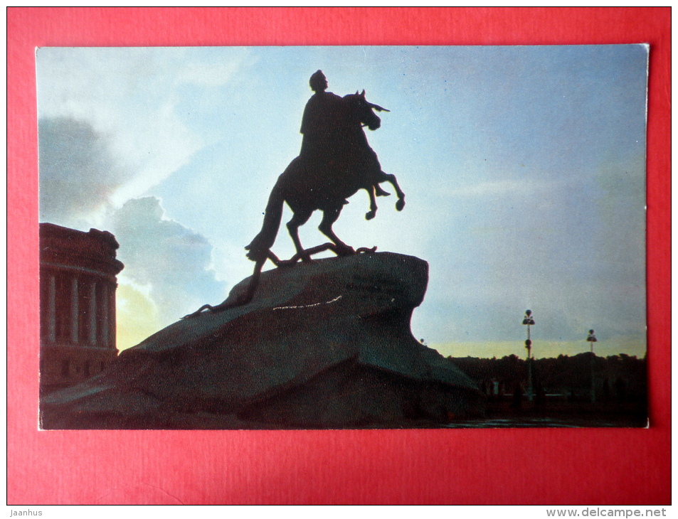 Decembrist Square - Monument To Peter The Great - Leningrad - St. Petersburg - 1970 - Russia USSR - Unused - Russie