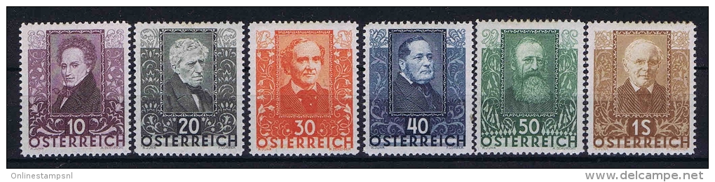 Österreich 1931 Mi 524 - 529 MNH/** 529 = MH/* - Ungebraucht