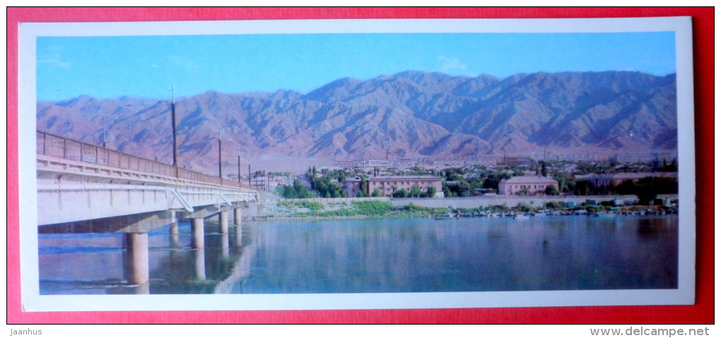 City Panorama - Bridge - Leninabad - 1974 - Tajikistan USSR - Unused - Tadjikistan