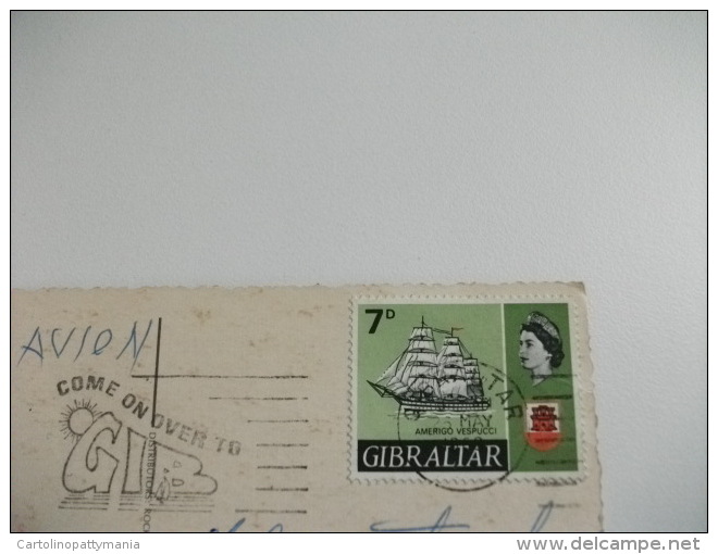 STORIA POSTALE FRANCOBOLLO COMMEMORATIVO GIBRALTAR GIBILTERRA Scimmie Vedutine - Gibraltar