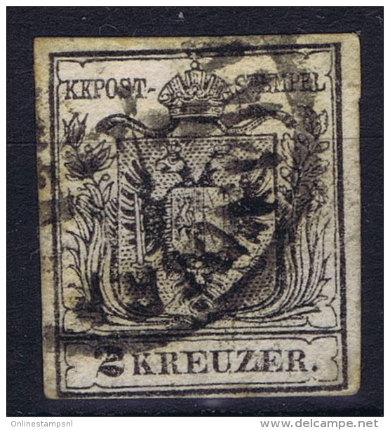 Österreich 1850 Mi Nr 2 Used, Signed/ Signé/signiert/ Approvato - Usati