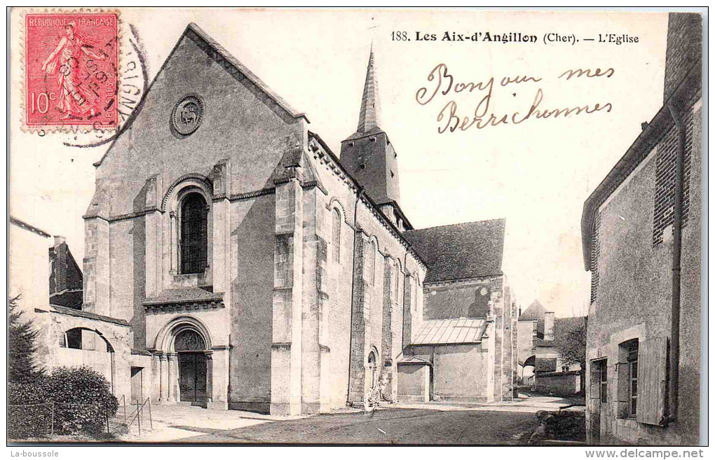 18 LES AIX D'ANGILLON - L'église - Les Aix-d'Angillon