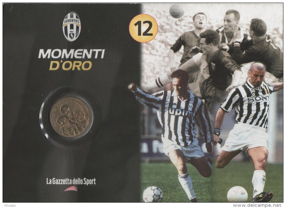 COLLEZIONE MOMENTI D´ORO-JUVENTUS-  MEDAGLIA N  12-I GRANDI CENTRAVANTI - Altri & Non Classificati