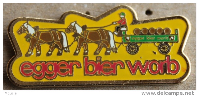 EGGER BIER WORB - BIERE EGGER - CHARIOT - CHEVAUX - BARRIQUES     -   (10) - Beer