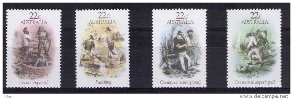 AUSTRALIA Goldrush - Mint Stamps