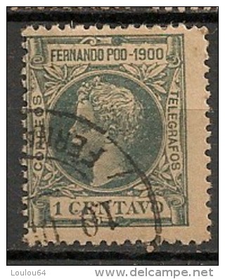 Timbres - Espagne - Fernando Poo -  1  Centavo - 1900 - - Fernando Poo