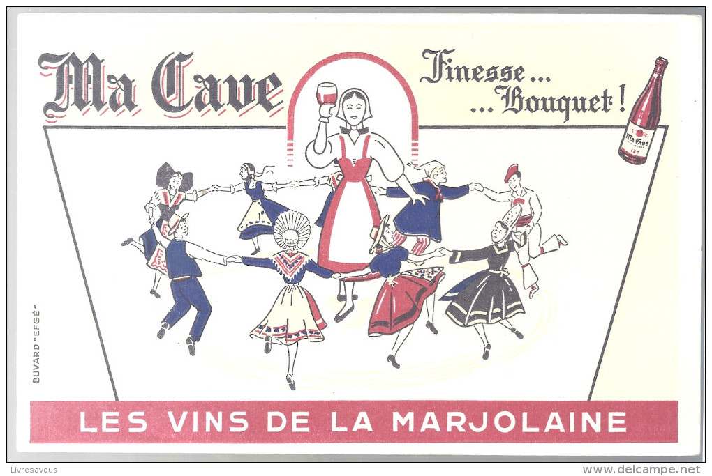 Buvard Les Vins De La Marjolaine Ma Cave, Finesse ... Bouquet ...! - Drank & Bier