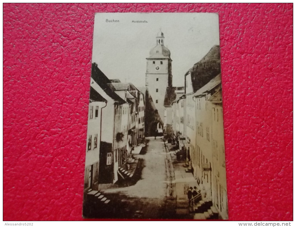 Baden Wuerttemberg Buchen Marktstrasse 1920 With Nice Stamps - Buchen