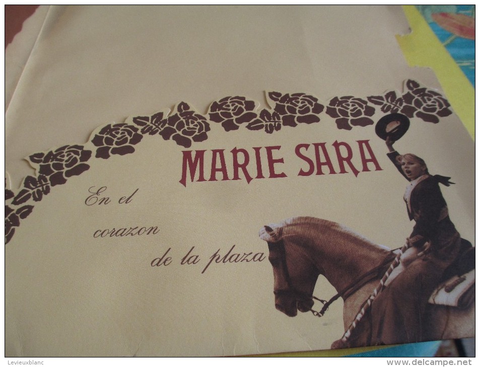 Marie SARA/Corrida/Ligne De Vêtements/ Christian Audigier/Plaquette  Publicitaire/1991   MOD30 - Altri & Non Classificati