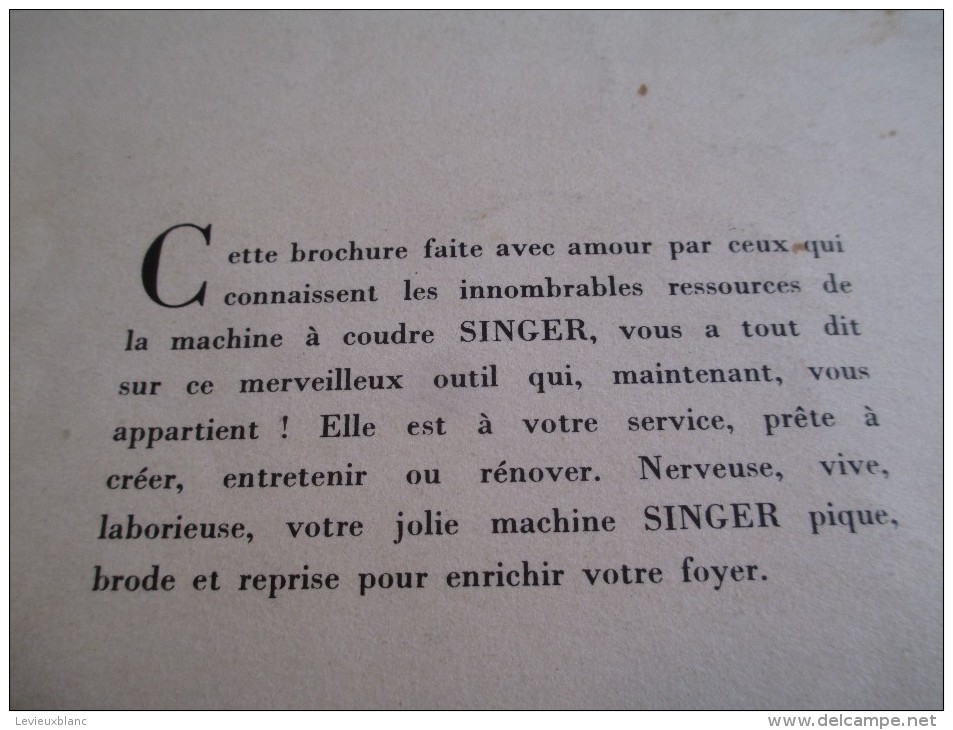 Manuel SINGER/ La Joie de Coudre / 1950         MOD31