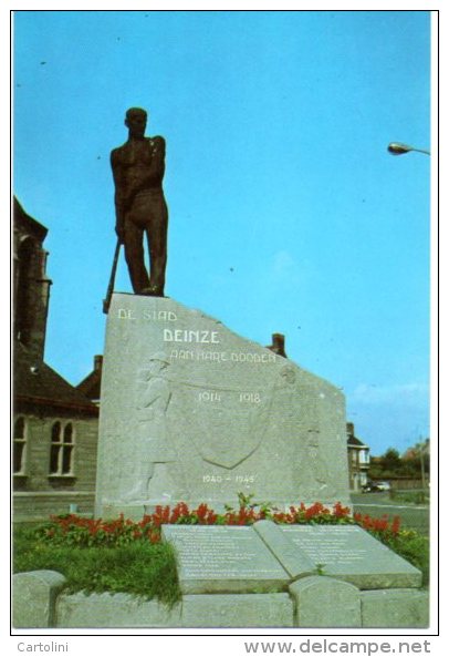 Deinze  Oorlogsmonument Monument De La Guerre Oorlog 14-18 En 40-45 - Deinze