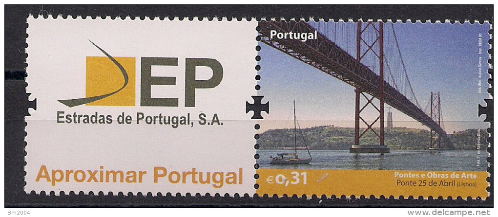 2008 Portugal Mi. 3363 **MNH  Brücke Des 25. April, Lissabon - Neufs