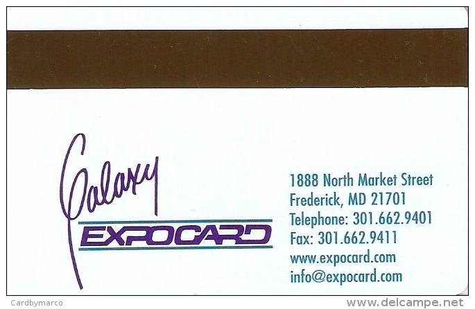 *U.S.A. - TESSERA MAGNETICA - GALAXY EXPOCARD* - Usata - Altri & Non Classificati