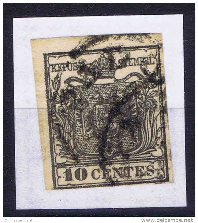 Austria Lombardo Veneto 1850 Mi Nr 2 Y Used - Lombardo-Vénétie