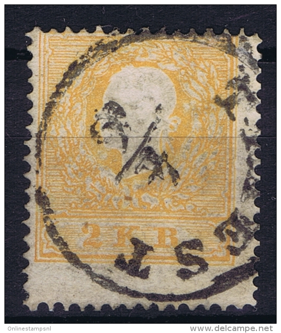 Österreich  Nr 10 I Lombardei - Venetien Triest Cancel Signed/ Signé/signiert/ Approvato , Ferchenbauer Cat Val &euro; - Used Stamps