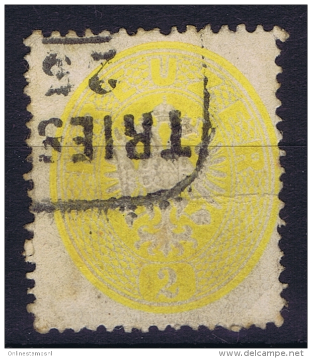 Österreich  Mi Nr 24 Used TRIEST , Lombardei Venetien Ferchenbauer Cat Value &euro; 1100 - Usati