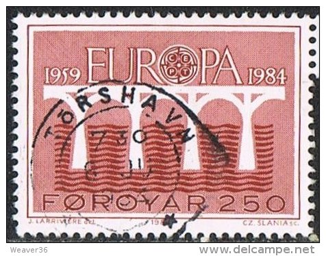 Faroe Islands SG94 1984 Europa 250ö Good/fine Used - Faroe Islands