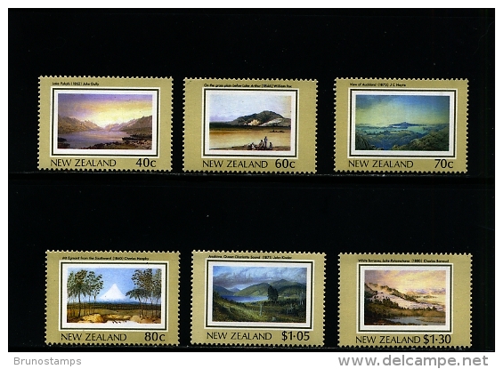 NEW ZEALAND - 1988  HERITAGE PAINTINGS  SET MINT NH - Neufs