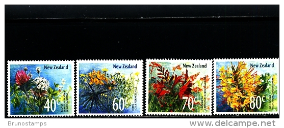 NEW ZEALAND - 1989  WILD FLOWERS  SET  MINT NH - Ungebraucht