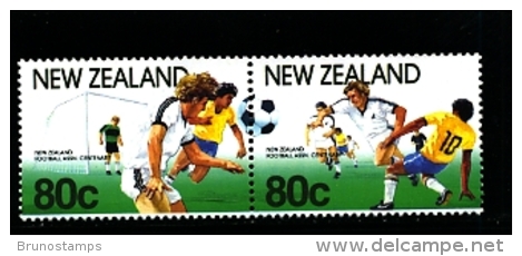 NEW ZEALAND - 1991  FOOTBALL CENTENARY PAIR  MINT NH - Nuovi