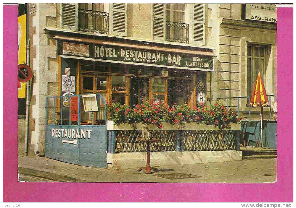 BLOIS   -   ** HOTEL RESTAURANT BAR " AU SINGE VERT " De C. FLAGEZ **  -  Edit : J.P. GUIGNARD De BEAUGENCY  N°41.018.10 - Blois