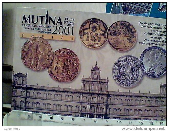 MUTINA 2001  MODENA 2001 MONETE    N2001 EM9099 - Monete (rappresentazioni)