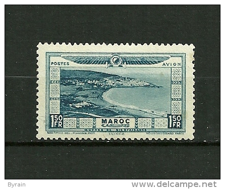 MAROC 1928 Aérien  Au Profit Des Victimes De La Sécheresse Et Des Inondations  N°18  Neuf Avec Trace De Charnière - Airmail