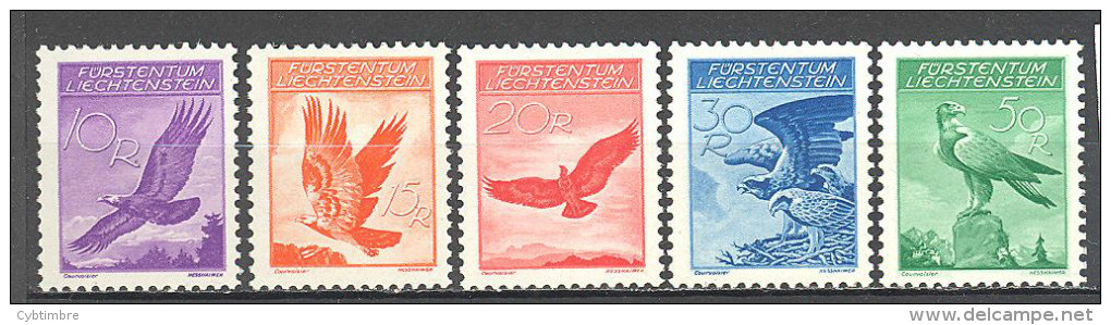 Liechtenstein: Yvert Poste Aerienne N° 9/13*; MLH; Aigle Royal; Cote 110.00€; PETIT PRIX; Voir Le Scan! - Poste Aérienne