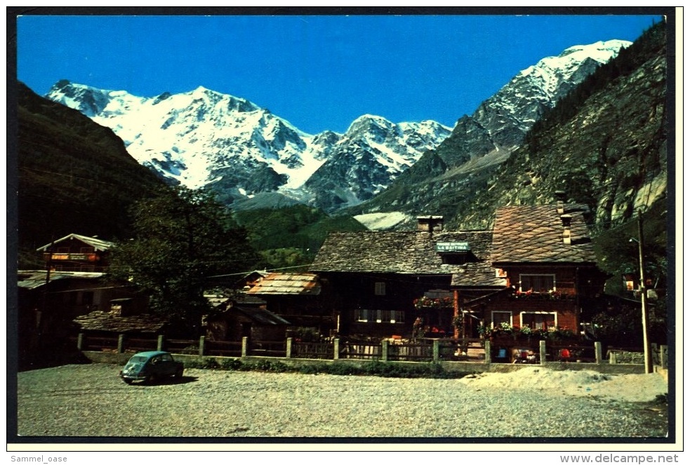 Macugnaga  -  La Parete Orientale Del M. Rosa Vista Da Pecetto  -  Ansichtskarte Ca.1980   (3620) - Verbania