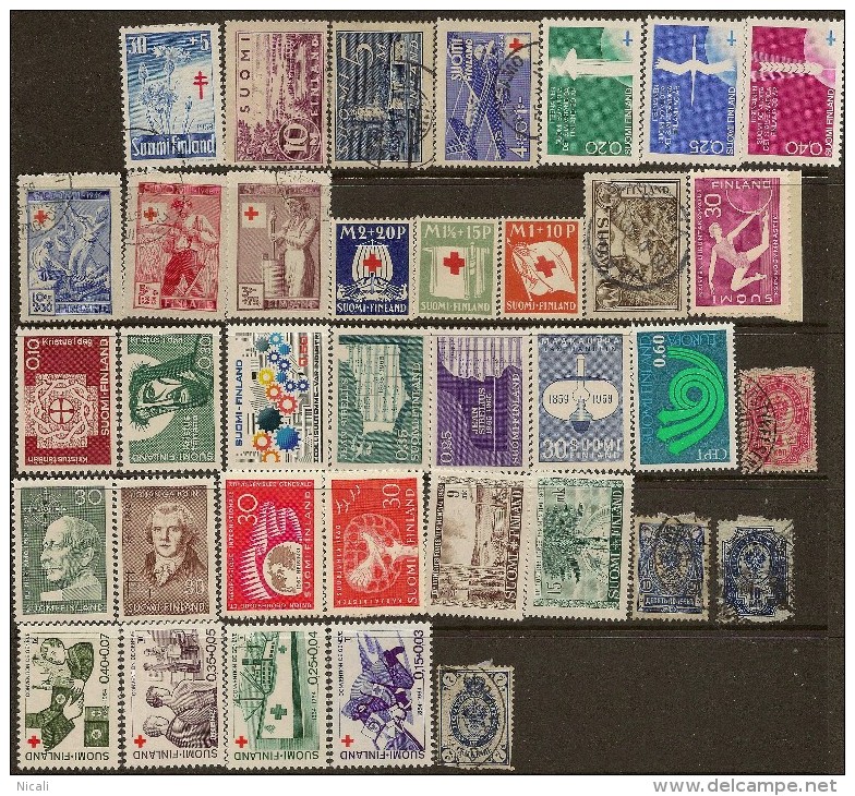 FINLAND Collection 1891-1971 M+U (37) JK1 - Collections (sans Albums)