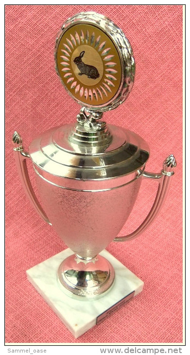 Pokal Kaninchen-Zucht-Verein Ehrenpreis  -  Ca. 29 Cm Länge  -  Von Ca. 1980 - Sonstige & Ohne Zuordnung