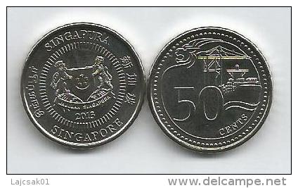 Singapore 50 Cents 2013. UNC - Singapur