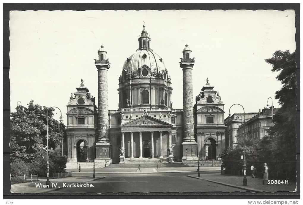 Austria,   Wien IV., Karlskirche, 1960. - Kirchen