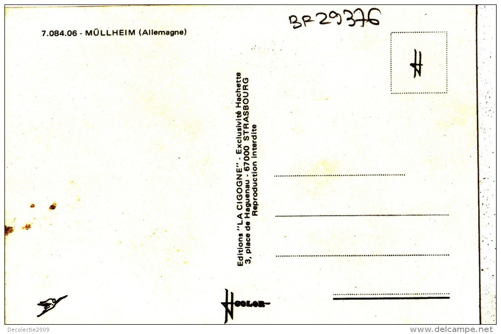 BF29376  Mullheim Baden Im Schwarzwald Germany Front/back Image - Müllheim