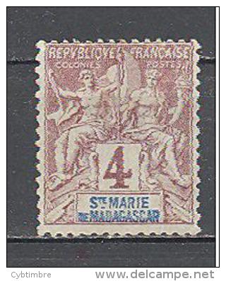 Sainte Marie De Madagascar: Yvert N°3(*);  Cote 5.00€; Voir Scan - Nuovi