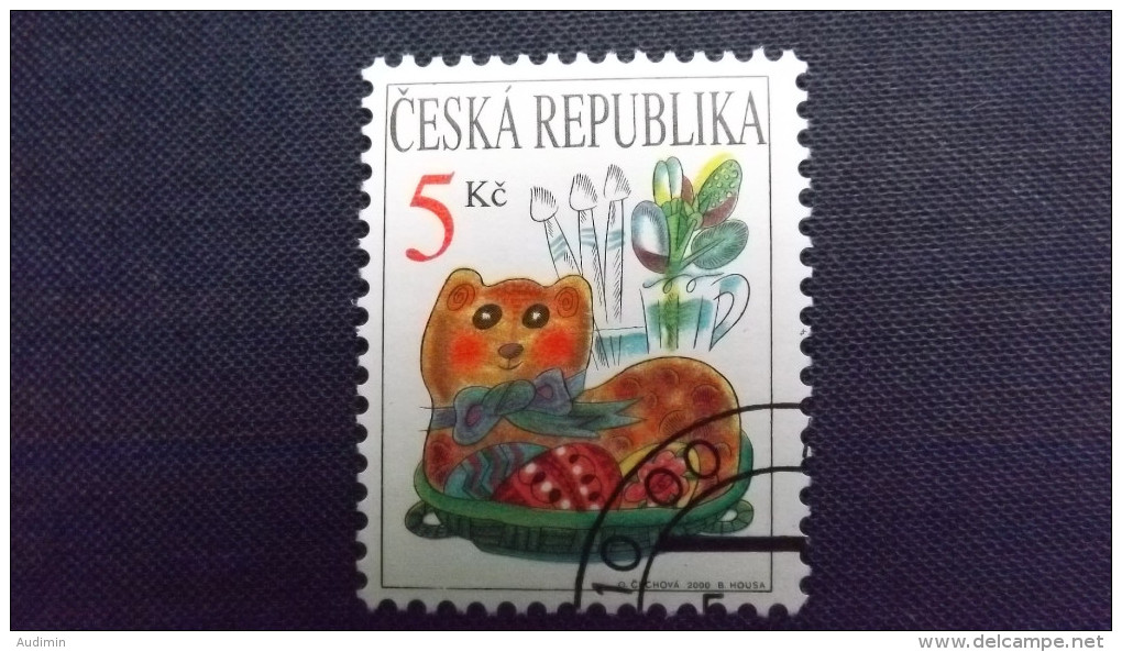 Tschechische Republik, Tschechien 251 Oo/used, ET, Ostern - Gebruikt