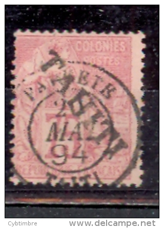 Tahiti: Yvert N°17°; Fine Used; Cote 100.00€;  Voir Scan - Used Stamps