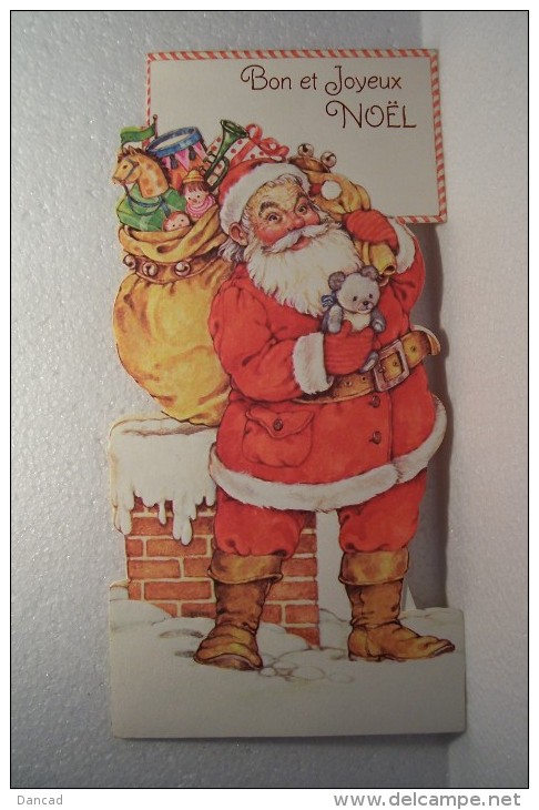 BON ET JOYEUX  NOEL   -- (-FANTAISIE --DECOUPI- ) - Santa Claus