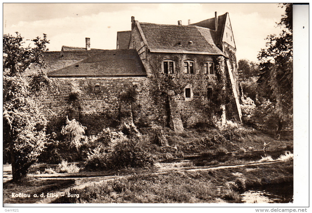 0-4500 DESSAU - ROSSLAU, Burg, 1966 - Rosslau