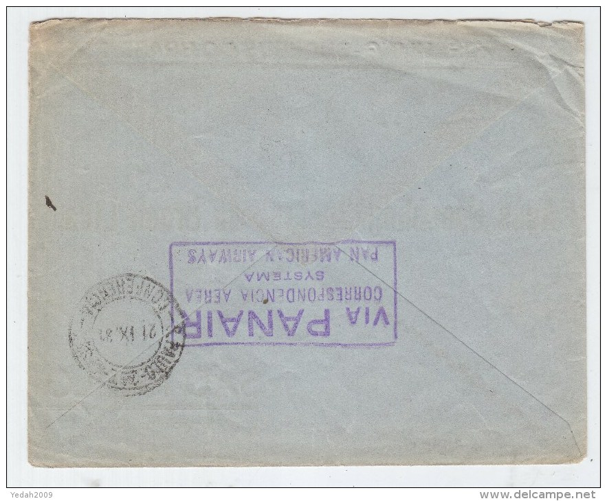 Brazil PANAIR AIRMAIL COVER 1931 - Covers & Documents