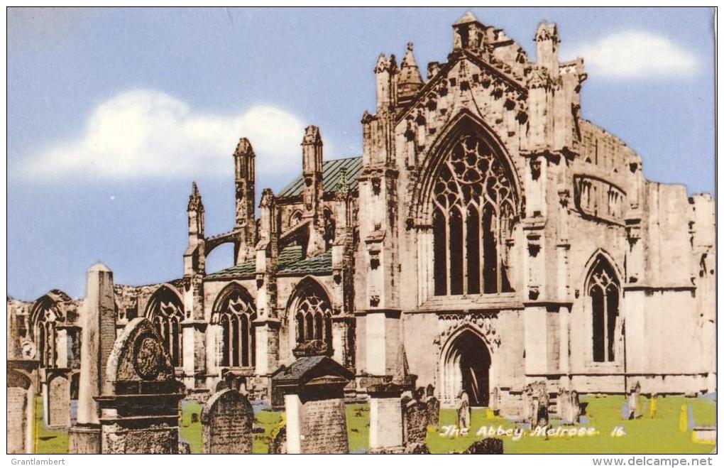 The Abbey, Melrose, Scotland - Unused - Roxburghshire