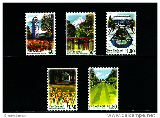 NEW ZEALAND - 1996  SCENIC GARDENS  SET MINT NH - Neufs