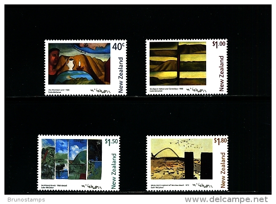 NEW ZEALAND - 1997  COLIN  MC CAHON  PAINTINGS SET MINT NH - Neufs